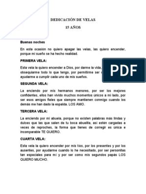 Palabras de Ceremonia para Fiesta de 15 Años PDF en 2023 Frases de