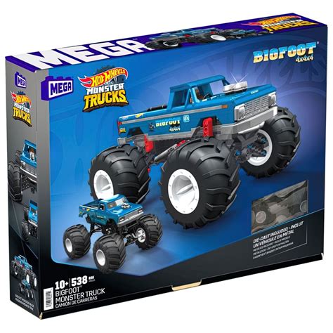 Klocki Plastikowe Hot Wheels Mega Mega Construx Bigfoot Monster Truck