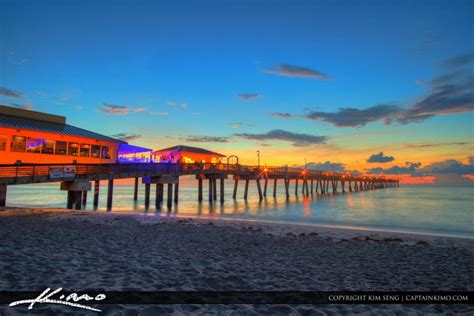 Dania Beach Fishing Pier Early Morning | Royal Stock Photo