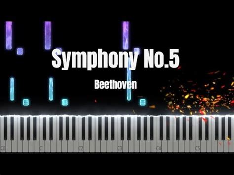 Beethoven Symphony No St Movement Piano Tutorial Youtube