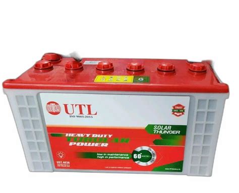 UTL Solar Battery 40 AH UTL Solar Inverter Battery Latest Price