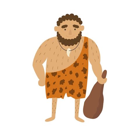 Premium Vector Stone Age Primitive Man