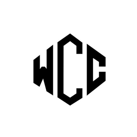 Premium Vector | Wcc letter logo design with polygon shape wcc polygon ...