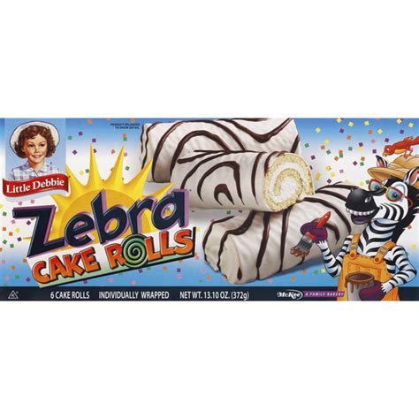 Little Debbie Zebra Cake Rolls (12 ct) - Instacart