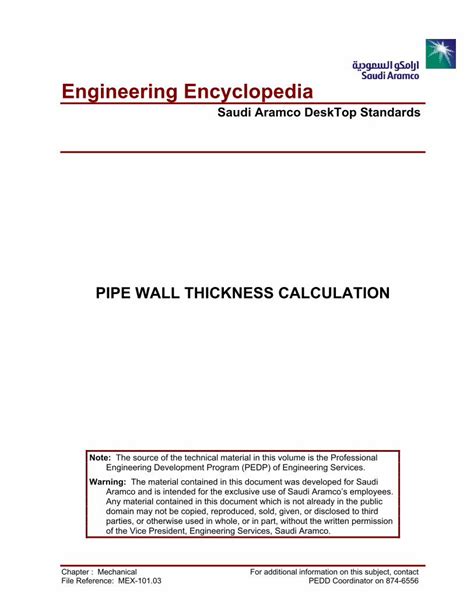 PDF Pipe Wall Thickness Calculation DOKUMEN TIPS