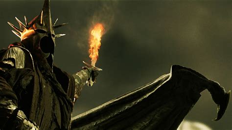 Witchking Of Angmar, Nazgûl, The Lord Of The Rings, Sword, Fire