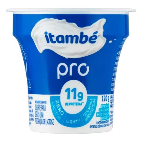 Iogurte Parcialmente Desnatado Light Zero Lactose Itamb Pro Copo G