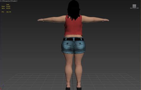 Big Woman Character 3d Model By Cw24