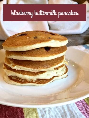 Easy Blueberry Buttermilk Pancakes Recipe {guest Post} Basilmomma