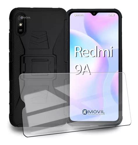 Funda Xiaomi Redmi 9a Uso Rudo Clip Mica