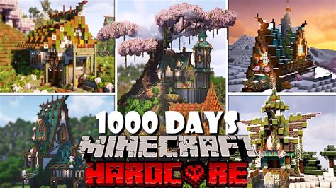 I Survived 1000 Days In Hardcore Minecraft FULL MOVIE YouTube