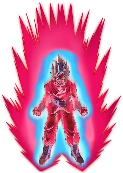 Goku Super Saiyan Blue Kaio Ken X10 Aura By Frost Z On Deviantart Goku Super Saiyan Blue