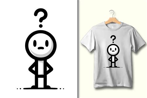 Curious Stick Figure Query PNG Artwork Graphic By Canvas Elegance