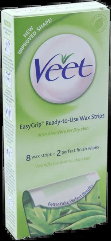 Veet easygrip ready-to-use wax strips - dry skin