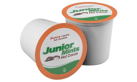 Junior Mint Hot Chocolate Pods For Keurig K Cup Brewers Count Groupon