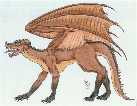 Brown Dragon by KainsEvilBunny on deviantART