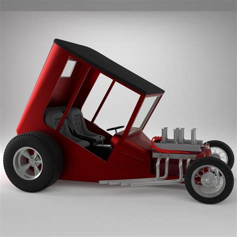 3D Custom Hot Rod Uncertain T Model TurboSquid 1655327