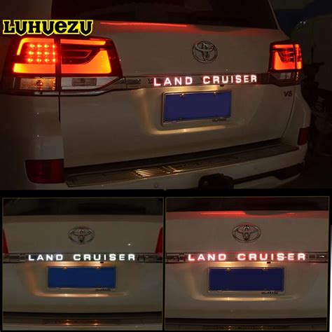 Led Tail Rear Trunk Lid Cover For Toyota Land Cruiser Fj Lc