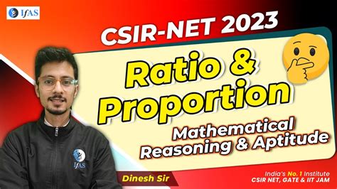 Csir Net 2023 Mathematical Reasoning And Aptitude Youtube