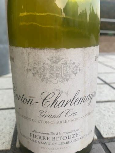 Pierre Bitouzet Corton Charlemagne Grand Cru Vivino Us