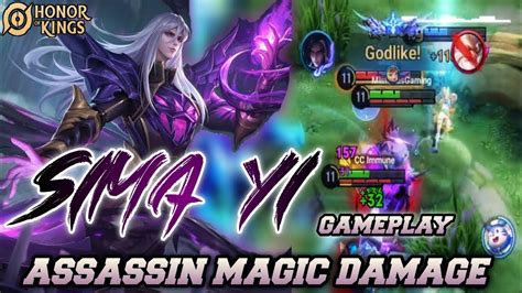 Honor Of Kings Hok Sima Yi Mage Assassin Insane Damage Gameplay Pro