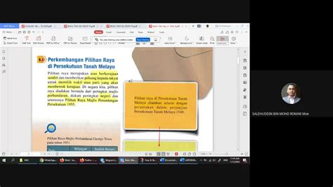 PDPR SEJARAH KSSM BAB 8 0 PILIHAN RAYA KELAS 4AB YouTube