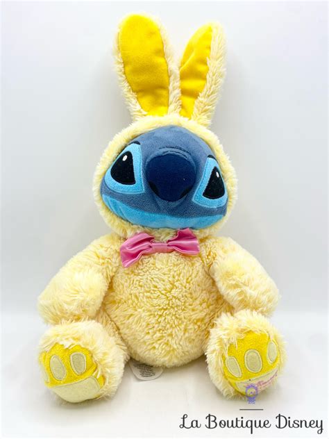 Peluche Stitch P Ques Disney Store Monstre Bleu Lapin Jaune Cm