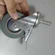 Jual Abu Abu Rem Roda Karet Hidup As Baut Drat Tusuk Roda Caster