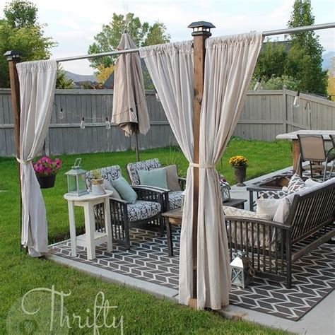 25 Beautiful And Elegant Patio Curtain Ideas you Will Love