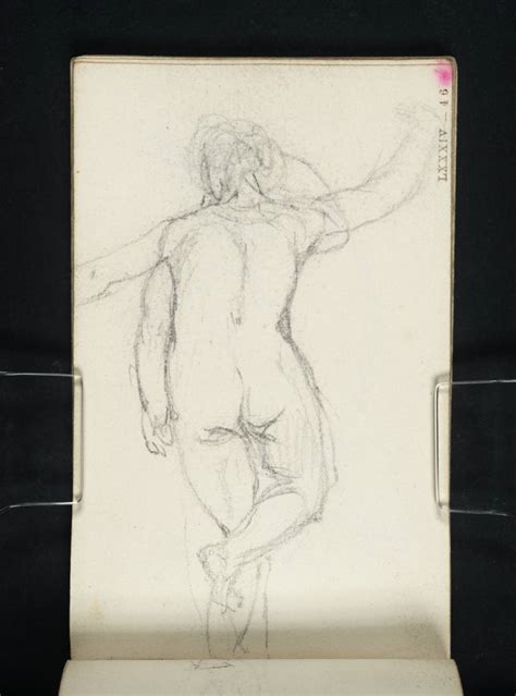 Joseph Mallord William Turner A Nude Woman Standing Seen From Behind