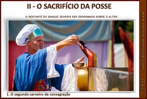 Slides Da Li O Li O A Consagra O Dos Sacerdotes Escola B Blica