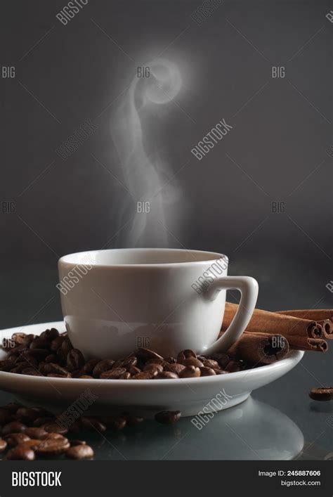 Steaming Hot Cup Of Coffee