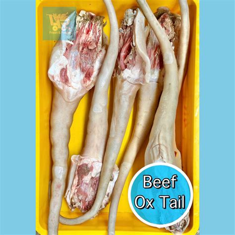 Ox Tail Skin On 4r Fresh And Frozen