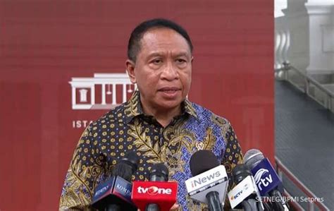 Setujui Pengunduran Diri Menpora Amali Jokowi Tunjuk Menko PMK Jadi Plt