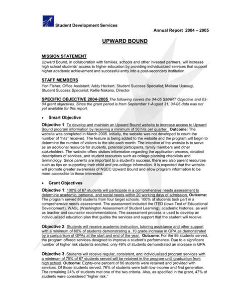 FEDERAL TRIO PROGRAMS