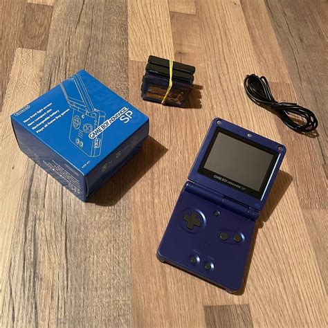 Game Boy Advance SP AGS 001 Blue купить в Москве цена 6 500 руб