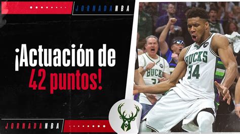 Giannis Antetokounmpo está IMPARABLE y los Bucks toman ventaja en la