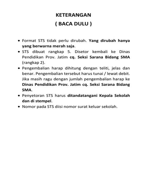 Contoh Sts Pdf