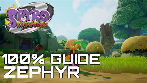 Spyro Ripto S Rage Reignited Guide Zephyr All Orbs Gems