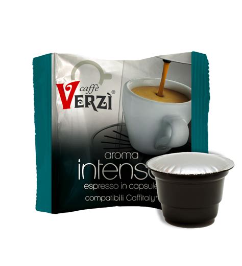 Capsule Caffè Verzì Miscela INTENSO compatibili Caffitaly System