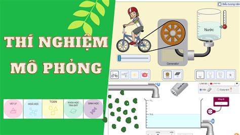 Cách sử dụng các thí nghiệm ảo thí nghiệm mô phỏng sinh động và chèn