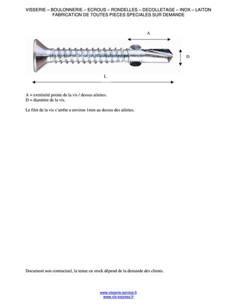 Vis autoperceuse Tête fraisée TF TORX T25 4 8X45 Crantée et ailettes