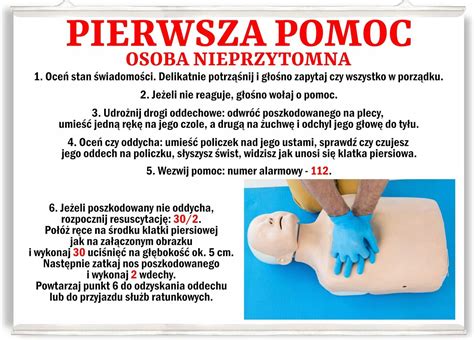 Plakat Dydaktyczny Pierwsza Pomoc Bhp 50X36 Ceny I Opinie Ceneo Pl