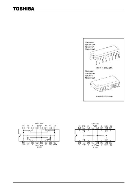 Td Ap Datasheet Pages Toshiba Ch Hihg Current Darlington