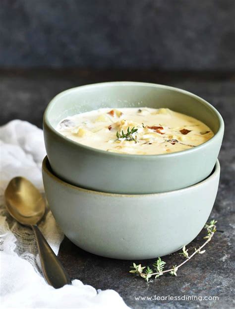 New England Style Gluten Free Fish Chowder - Fearless Dining