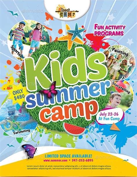 10 Beautiful Summer Camp Flyer Templates The Jotform Blog Summer