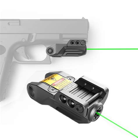 Laserspeed Subcompact Green Gun Laser Sight USB Rechargeable For Pistol