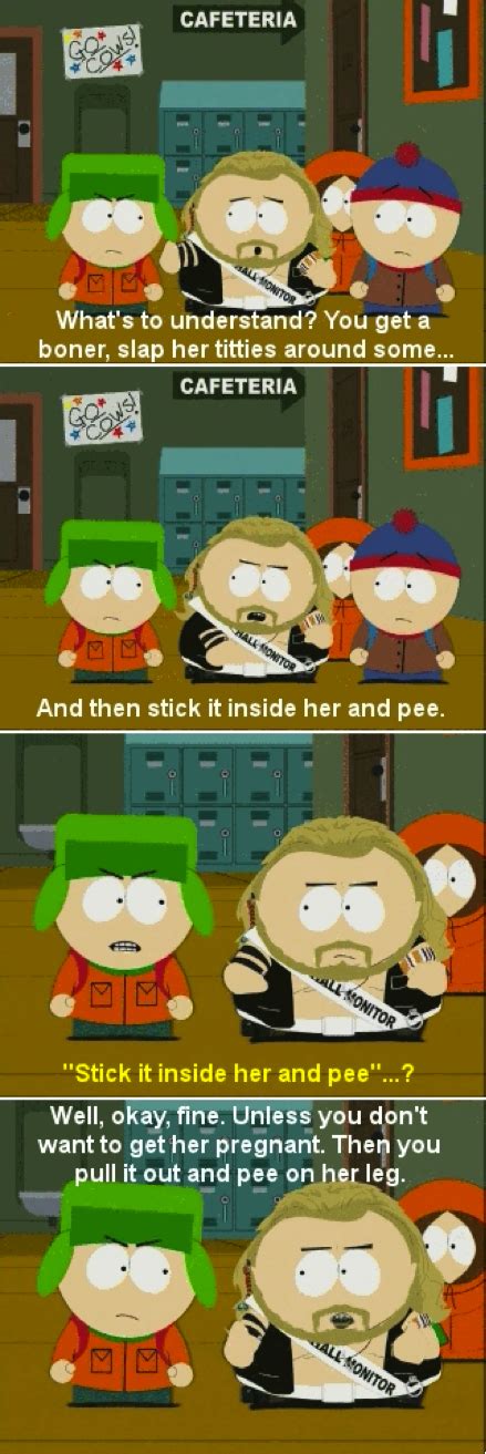 Kyle And Cartman As Dog The Bounty Hunter South Park Quotes South