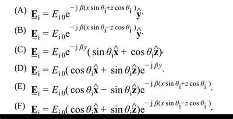 Solved A Normally Polarized Uniform Plane Time Harmonic