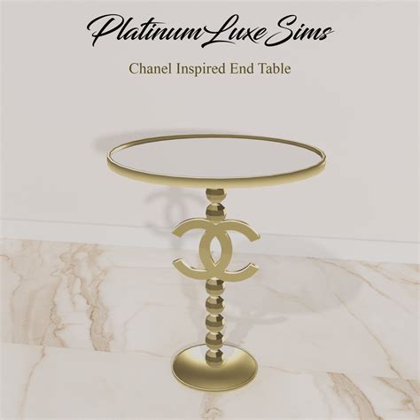 Platinumluxesims Xplatinumxluxexsimsx Luxe Chanel Cc End Table